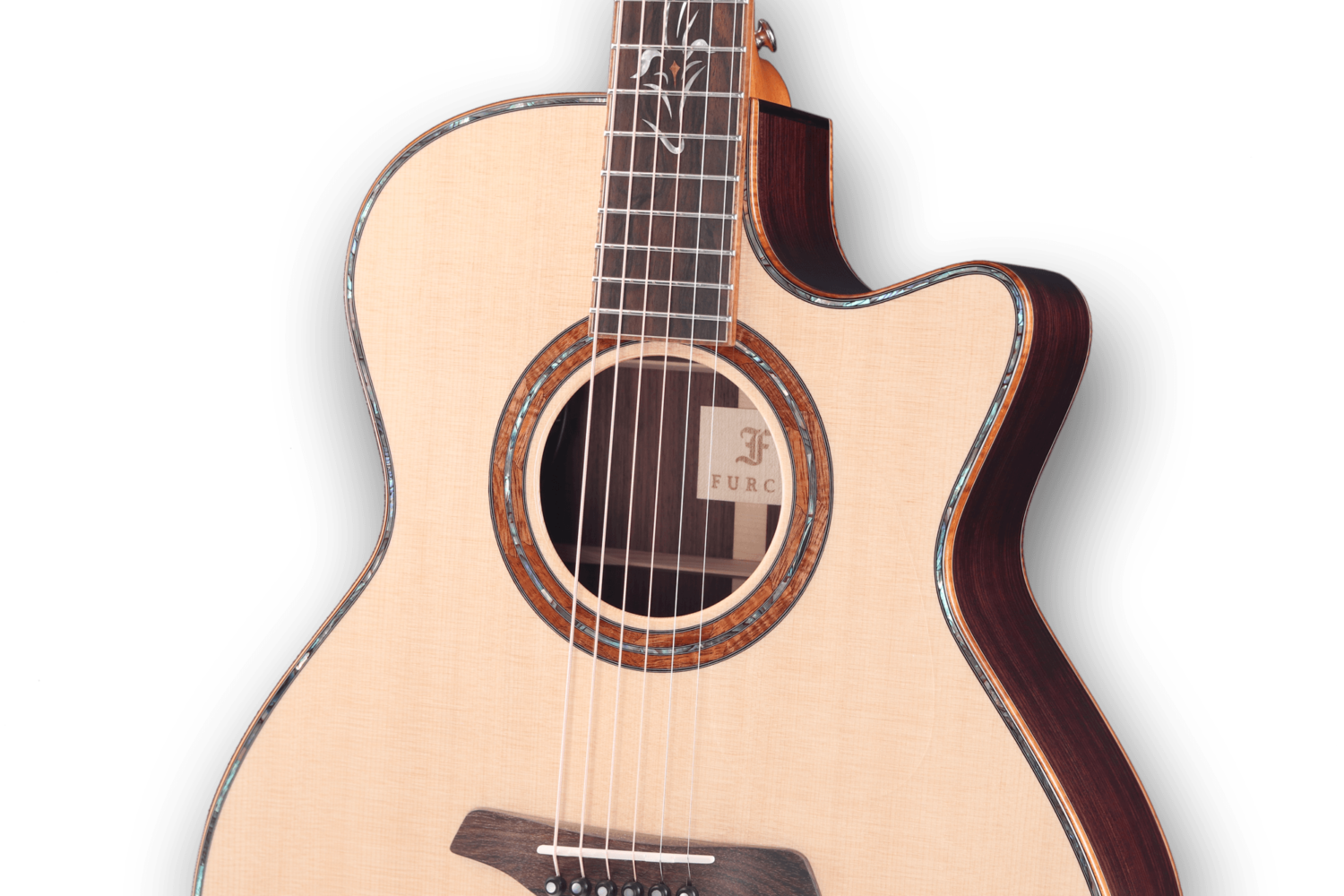 Red MC Rossette Furch Guitars