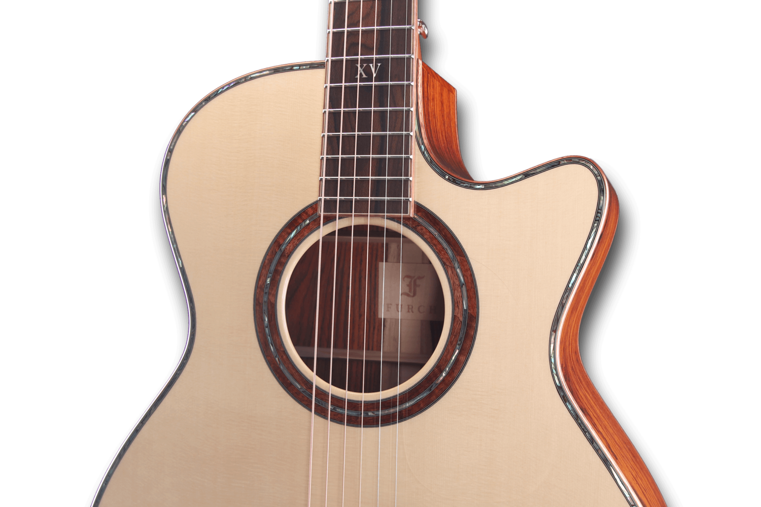 Red Deluxe LC Rozeta Furch Guitars